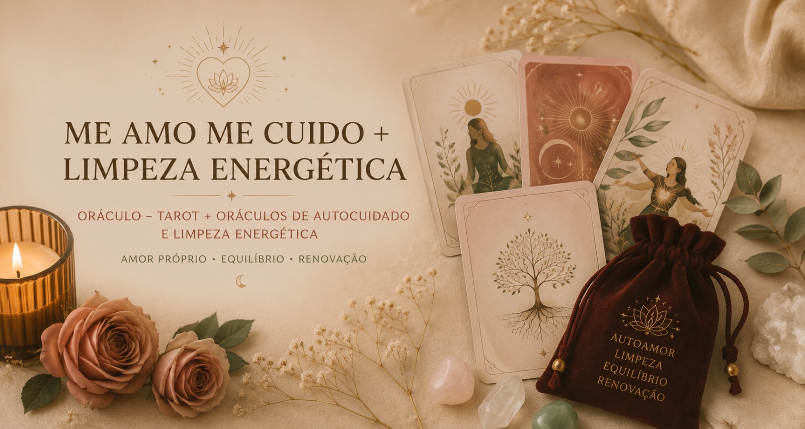 Me Amo Me Cuido + Limpeza Energética